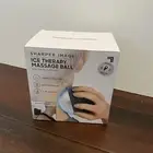 SHARPER IMAGE NWT $50 Ice Therapy Massage Ball Roller With Mount ir4
