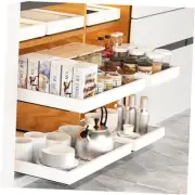 Pull Out Cabinet Organizer, Expandable (12.5"-20.5") Slide Out Drawers for