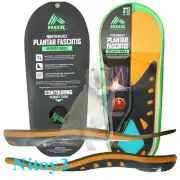 RBX Plantar Fasciitis Orthotic Insole-3/4” Length Men One Pair Size: 8-12