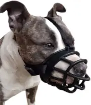 Bozal De Canasta Suave Para Perros Medianos Grandes M- (Hocico De 9 a 10 ")