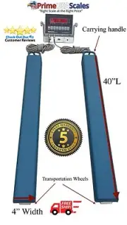 40" Weigh Bar 5,000 lb Livestock Scale Preifert Chute Weigh Bars Cattle Scale