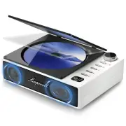 CD Player Portable Leapwell Portable CD Player with Speakers Bluetooth Rechar