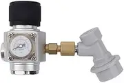 CO2 Keg Charger Stainless Steel Mini Gas Regulator Soda Keg Co2 Regulator for Soda Maker Sparkling Water Beer Soda Bottle
