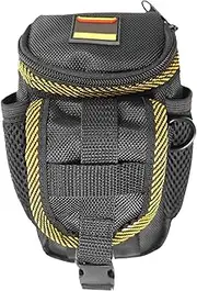 Tool Pouch for Belt - Tool Belt Electrician Pouch Holster Storage Bag - Phone Holder Small Oxford Cloth Storage Organizer with Multiple Pockets for Carpenter, Construction