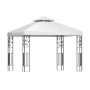 Instahut Gazebo 3x3m Marquee Outdoor Wedding Party Event Tent Home Iron Art Shad