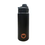 Wildtrak 500ml Insulated Drink Metal Bottle Double Wall Drinking Container Black