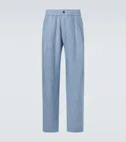 [Giorgio Armani] Giorgio Armani Linen wide-leg pants AU 93 blue