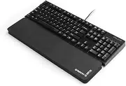 Grifiti Fat Wrist Pad 17 4 x 17 x 0.75 Inch Wrist Rest For Full Length Standard And Mechanical Keyboards (Black)