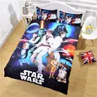 Star Wars Single/Double/Queen/King Size Bed Quilt/Doona/Duvet Cover Set Blue