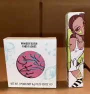 M.A.C Fafi Fashion Frenzy Powder Blush .21 oz and Sugar Trance Lip Gloss .17oz