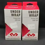 McDavid Under Wrap Red 2-Pack of 2.75" x 90-Foot Rolls Lot of 2