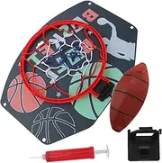 1 Set Indoor Basketball Game for Exercise with Ball Enhance Skills Family Fun Safe for Home Backyard Play