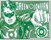 The Green Lantern Retro Tin Sign