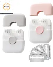 2 in 1 Hair Trimmer Clearance, Split Ends Manual Bangs Trimmer Comb for Girls Wo