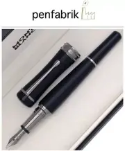 MONTBLANC - Bonheur Boyfriend Matt Black - Fountain Pen - 118497 New + Box