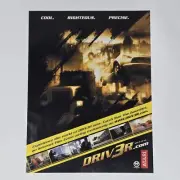 Driver 3 Cool Righteous Precise Atari Print Ad/Poster Official Promo Art