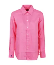 Polo Ralph Lauren Buttoned Long-Sleeved Shirt XS fuchsia pink