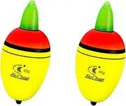 Parliky Fishing Floater Light 2pcs Fishing Buoy Fishing Glow Floaters Luminous Fishing Floaties Foam Floats Fishing Night Light Fish Bait Night Fishing Floats