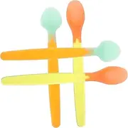 SWOOMEY 2 Sets Warm Spoon Spoon Temperature Spoon Utensil Spoons Espresso Spoons Fruit Spoon Silicone Spoons