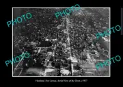 OLD LARGE HISTORIC PHOTO VINELAND NEW JERSEY, AERIAL VIEW OF TOWN c1927