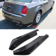 For Chrysler 300 Carbon Fiber Rear Bumper Lip Splitter Diffuser Canards Spoiler (for: Chrysler)