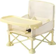 Nankoyal High Chair Booster Seat | Portable Children's Dining Chair | Multifunctional Toddler Dining Table, Booster Dining Seat with Removable Tray for Travel, Kitchen Dining
