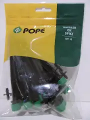 POPE. GARDEN SPRINKLER .TRICKLER ON SPIKE. ADJUSTABLE SPRAY. 2 - 10 SPIKES.