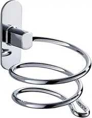 NOLITOY Hair Dryer Holder Hair Dryer Shelf Wall-mounted Stainless Steel Storage Home