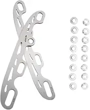 YARNOW 1set Replacement Skating Blades for Roller Skates Outdoor Skating Blades Easy to Install Includes Edge Caps