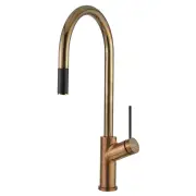 OLIVERI Vilo Pull Out Mixer - Natural Brass VT0398B-NB