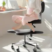 PYY ADHD Chairs for Adults - Meditation Cross Legged Cross-Legged, Black