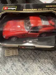 Ferrari 250 GTO 1962 by Burago Special Edition 1/18 Scale Italy