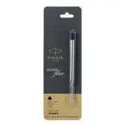 15x Parker Quink Flow Black Ink Color Refill Ball Pen Fine Tip