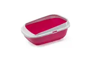 Moderna Comfy Step Cat Litter Tray, Hot Pink