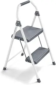 [Gorilla Ladders] GLS-2CS-2 2-Step Compact Steel Step Stool, 225 lbs. Load Capacity Type II Duty Rating