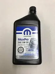 Engine Oil 0.946L 68218920AB MS-6395 Compatible With Jeep Compatible With Chrysler Compatible With Dodge 5W30