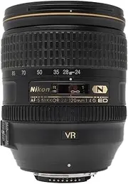 Nikon standard zoom lens AF-S NIKKOR 24-120mm f / 4G ED VR full size corresponding