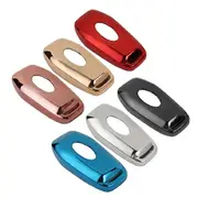 TPU Remote Smart Key Case Cover Shell for Ford Fusion Explorer/Lincoln MKZ MKC MKX 27 SILVER