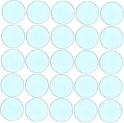 BRIGHTFUFU 100pcs Transparent Bingo Chips Clear Plastic Counters for Math Games Sorting Activities and Game Tokens for Poker and Educational Use