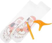 [MERRYHAPY] 1 Set Reflexology Massage Socks with Acupoint Chart and Tools for Enhanced Circulation and Foot Massage Comfortable Household Massaging Socks for Relaxation and Wellness