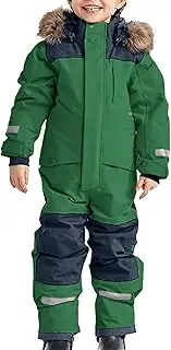 [Generic] Boys and Girls One Piece Snowsuits Overalls Ski Suits Winter Warm Comfy Waterproof Coats Jumpsuits for Baby Toddler