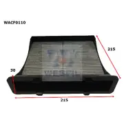 WESFIL CABIN AIR FILTER for IMPREZA 2017-2019 WRX 2014-2019 FORESTER XV (for: Subaru)