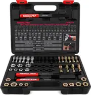 Thread Repair Thread Chaser Tool Set - 49PCS Thread Cleaner Rethreading Master K