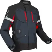 Bering Halifax, textile jacket waterproof , color: Black/Dark Grey/Red , size: L