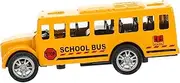 ifundom Educational Bus Model for Boys and Girls Realistic Pull Back Car Toy Present for Boys