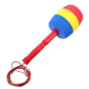 Whack Mole Game Toy Hammer Game Three Colors Soft Sponge Hammer Mallet Toy