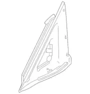Genuine Infiniti 2014-2020 Q50 Door Side Mirror Base Gasket Right 96358-4GA0B