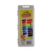 Crayola - 16 Colors Education Watercolors - Extra Bright and Blendable Fun Gift