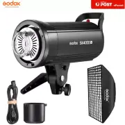 Godox SK400IIV Studio Flash Strobe with LED Modeling Lamp + 60*90cm Grid Softbox