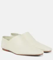 [Dries Van Noten] Dries Van Noten Leather slip-on shoes AU 7.5 green